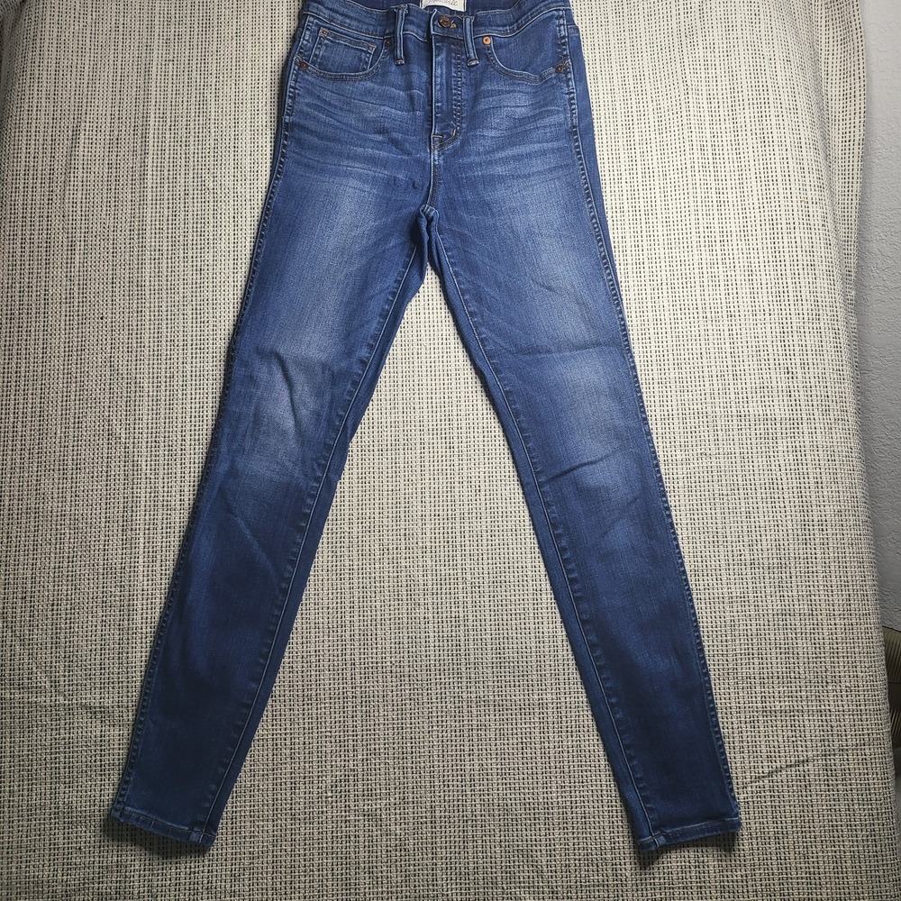 Madewell Jeans Womens 27 Blue 10 Inch High-Rise Skinny Stretch Denim Classic
